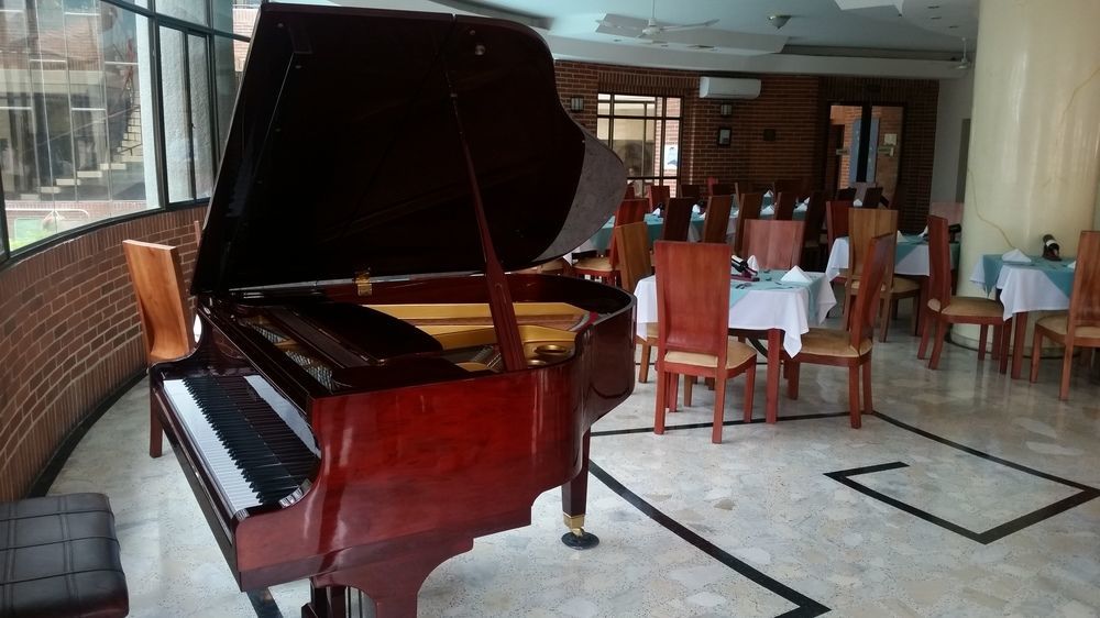 Casa Morales Hotel Internacional Y Centro De Convenciones 이바게 외부 사진 Piano in the restaurant